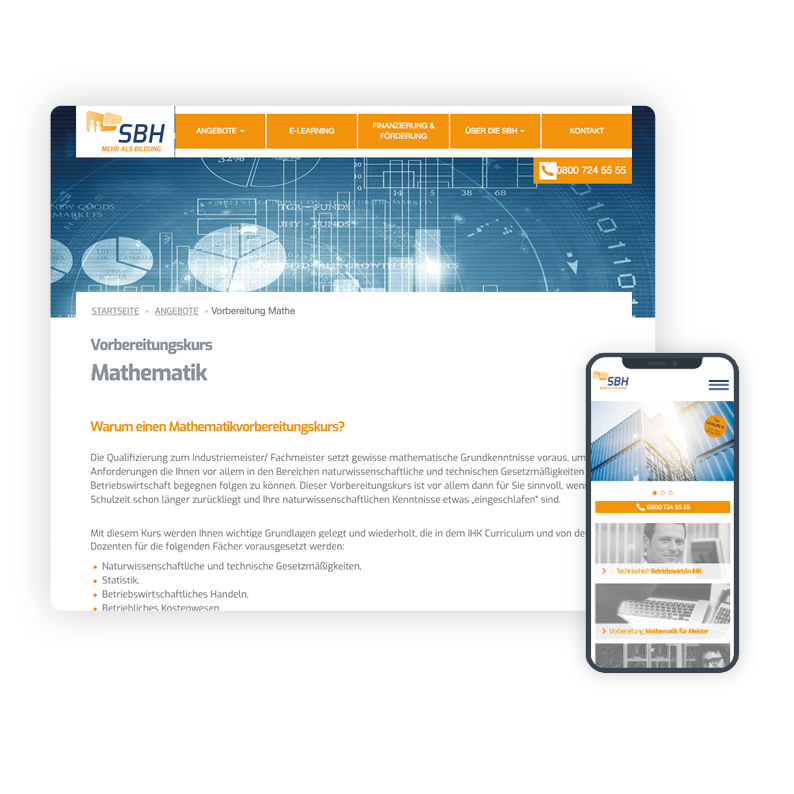 SBH - Adwords-Kampagnen & Produktmicrosites