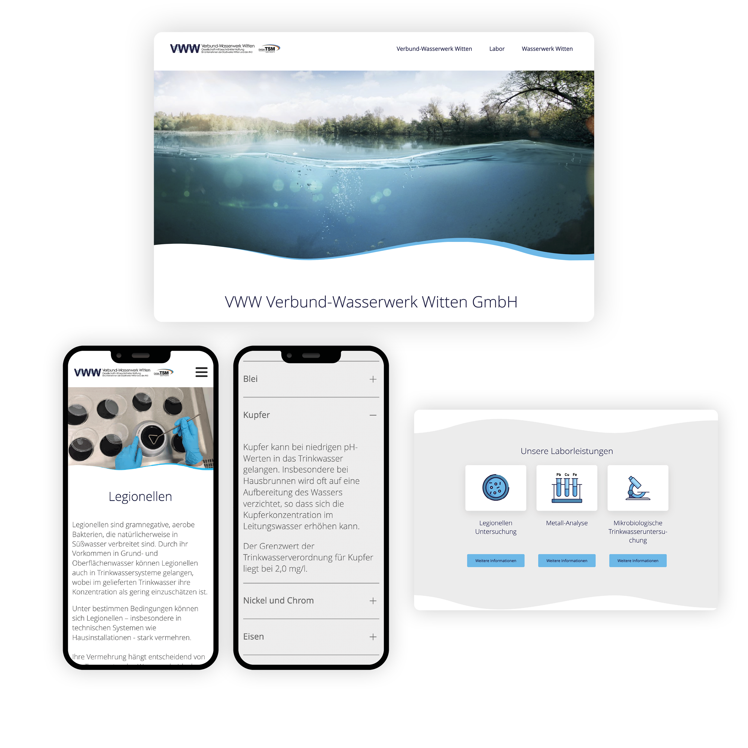 Verbund-Wasserwerk Witten Website